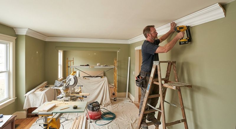 Crown Molding Renovation in Wilmington, NC
