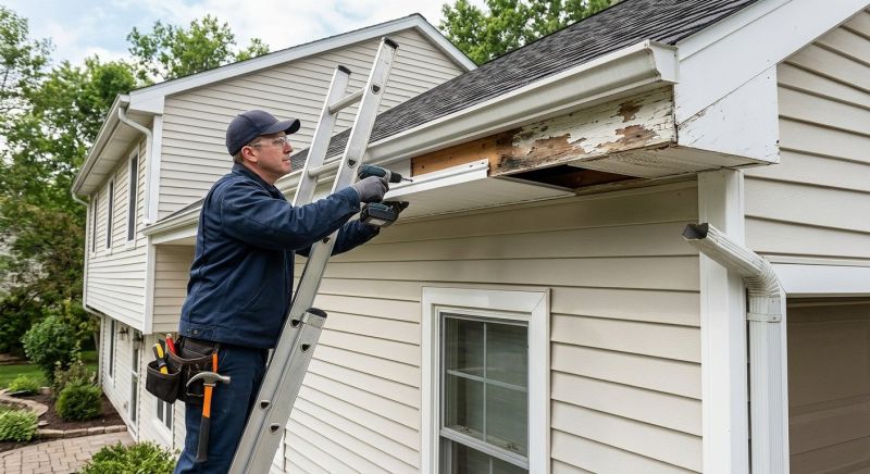Soffit Damage Repair in Kansas City, KS