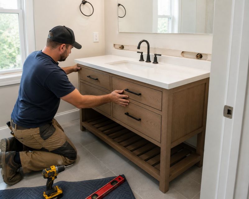 Vanity Cabinet Installation in Cincinnati, OH