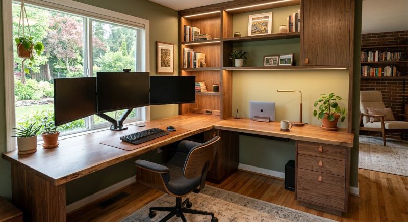 Built In Desk Installation in Raleigh, NC