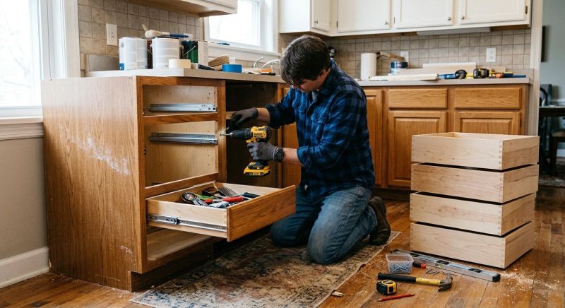 Cabinet Drawer Remodeling in Indianapolis, IN