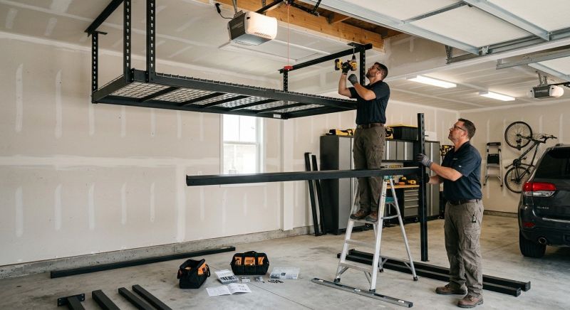 Ceiling Rack Installation in Fairfax, VA