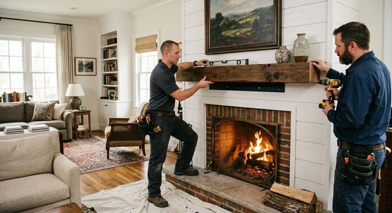 Fireplace Mantel Replacement in Kansas City, KS