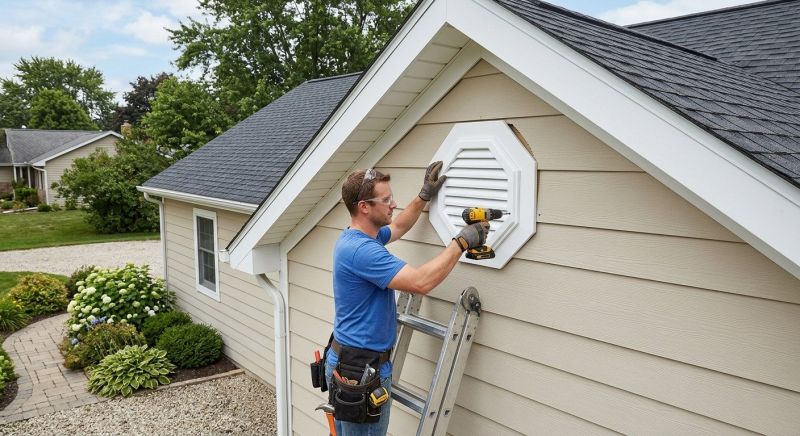 Gable Vent Installation in Alpharetta, GA