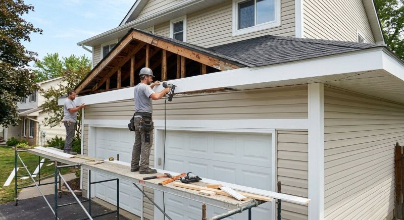 Garage Fascia Replacement in Alpharetta, GA