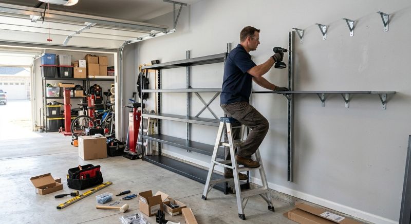 Garage Shelves Installation in Fairfax County, VA