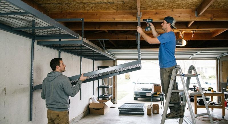 Garage Tool Rack Installation in Fairfax County, VA