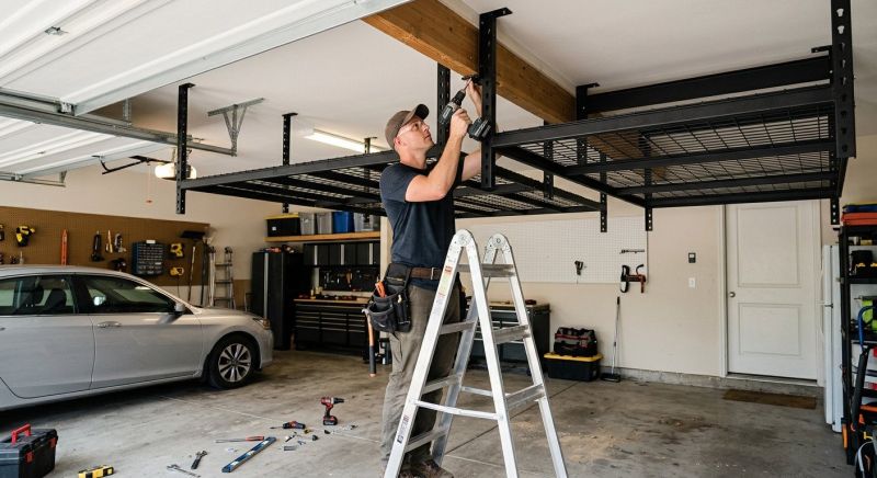Garage Tool Rack Installation in Montgomery County, MD