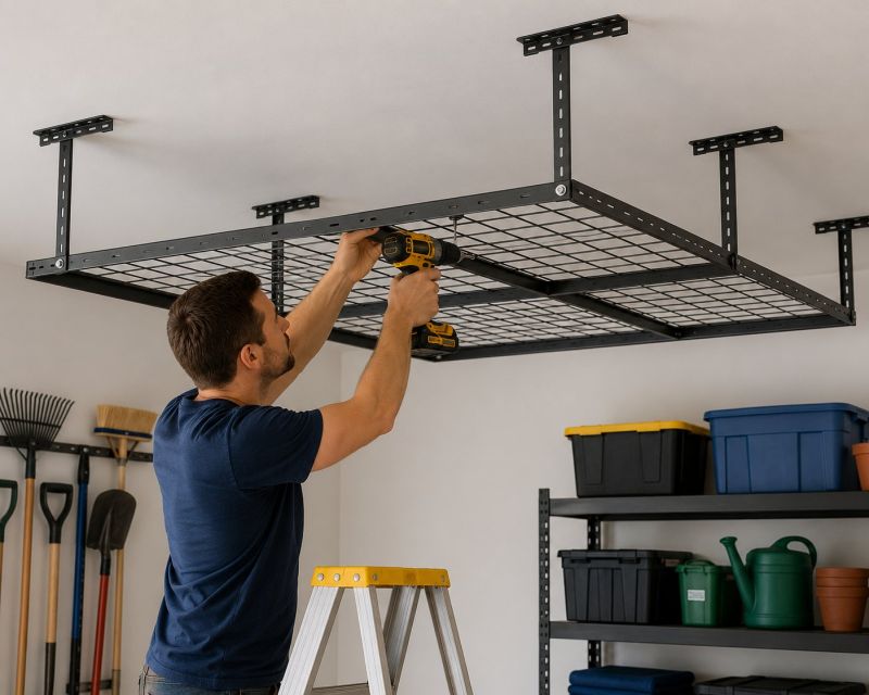 Garage Tool Rack Installation in Prince Georges County, MD