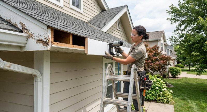 Metal Fascia Repair in Conroe, TX