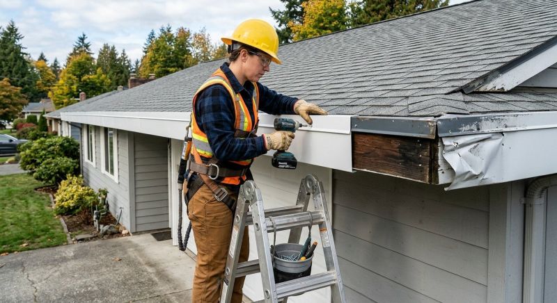 Metal Fascia Repair in Alpharetta, GA