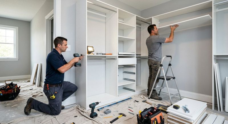 Mudroom Closet Installation in Raleigh, NC