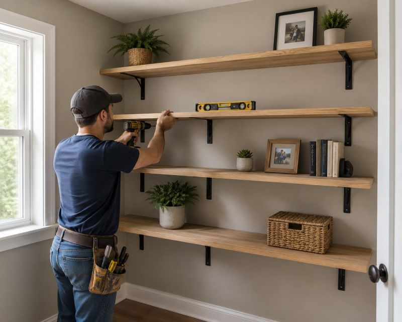 Overhead Shelving Installation in Charlotte, NC