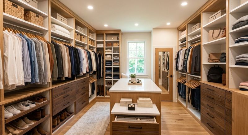Walk In Closet Remodeling in Charlotte, NC