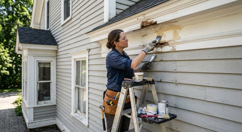 Wooden Eaves Repair in Wilmington, NC